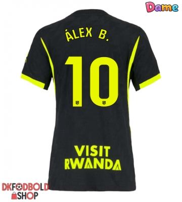 Atletico Madrid Alex Baena #10 Udebanetrøje Dame 2026-27 Kort ærmer Atletico Madrid Alex Baena #10 Udebanetrøje Dame 2026-27 Kort ærmer
